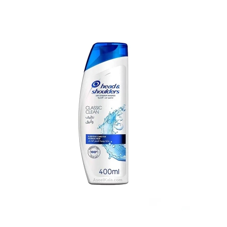 تصویر  شامپو ضد شوره موی معمولی هد اند شولدرز مدل Classic Clean - حجم 400 میلی لیتر