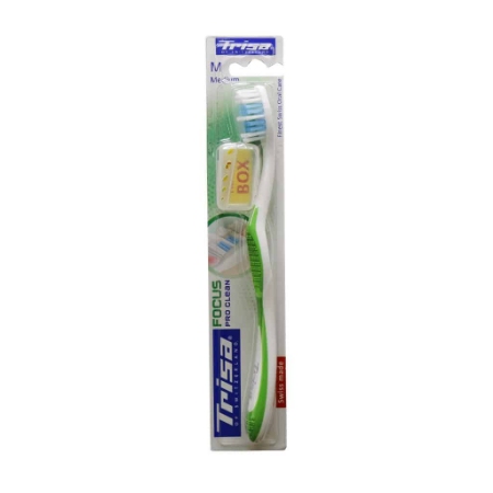 تصویر  مسواک تریزا مدل Focus Pro Clean با برس متوسط