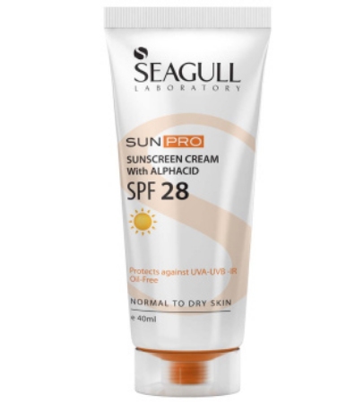 تصویر  کرم ضد آفتاب فاقد چربی SPF 28 سی گل - بی رنگ