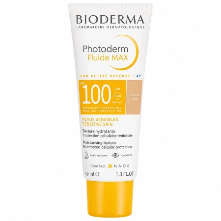 تصویر  لوسیون ضد آفتاب بایودرما SPF 100 مدل Photoderm Max Fluid - بی رنگ