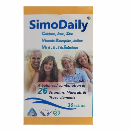 تصویر  قرص مولتی ویتامین سیمودیلی سیمرغ دارو - 30عددی