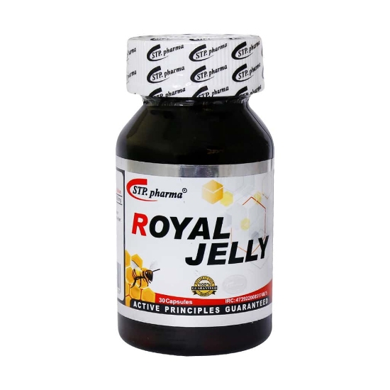 تصویر  کپسول تقویت کننده رویال ژلی 800 میلی گرم اس تی پی فارما - 30 عددی