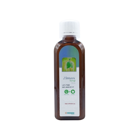 تصویر  شربت ضدسرفه زیمان مدین فارما - 150 میلی لیتر