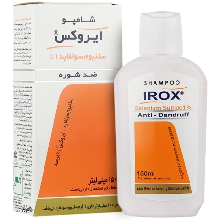 تصویر  شامپو ضدشوره سلنیوم سولفاید 1 درصد ایروکس - 150 میلی لیتر