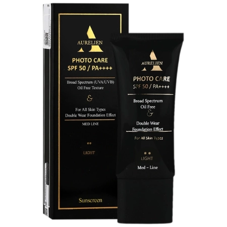 تصویر  ضد آفتاب فوتوکر SPF 50 اورلین AURELIEN - رنگ روشن