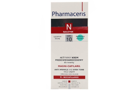 تصویر  کرم ضد چروک صورت فارماسریز SPF10 مدل مگنی کاپیلاریل - 50 میلی لیتر