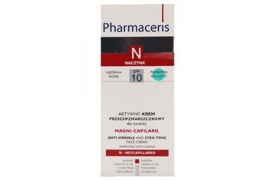 تصویر  کرم ضد چروک صورت فارماسریز SPF10 مدل مگنی کاپیلاریل - 50 میلی لیتر