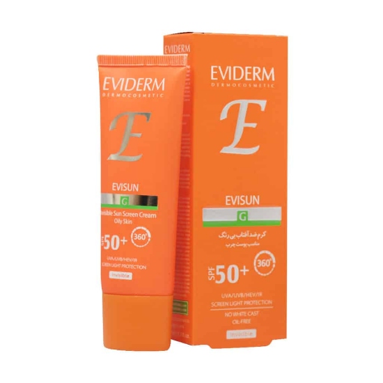 تصویر  کرم ضد آفتاب پوست چرب SPF50 اویدرم - بژ متوسط