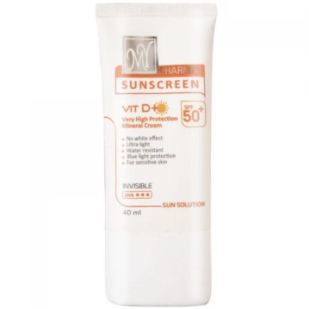 تصویر  کرم ضد آفتاب SPF 50 مینرال مای فارما  - بی رنگ