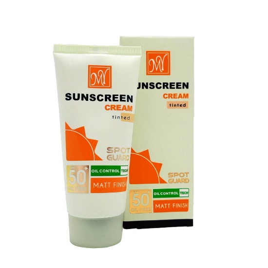 تصویر  کرم ضد آفتاب و ضد لک SPF50 فاقد چربی اسپات گارد مای - رنگی