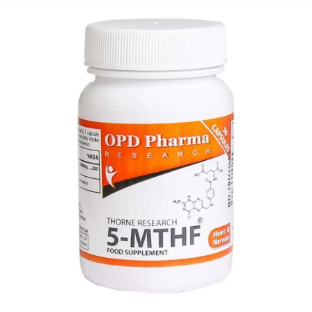 تصویر  کپسول تورن ریسرچ 5-MTHF او پی دی فارما - 30 عددی