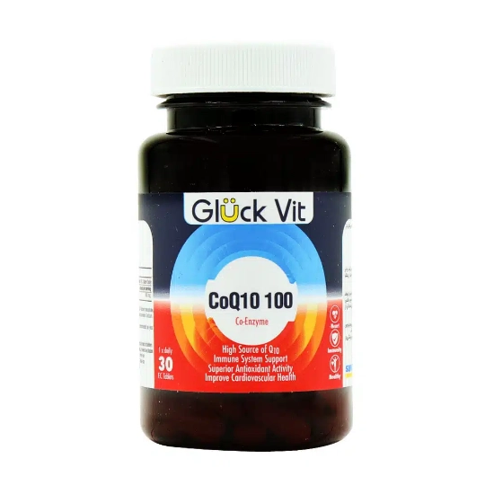 تصویر  قرص کوآنزیم کیوتن 100 میلی گرم گلوک ویت - 30 عددی