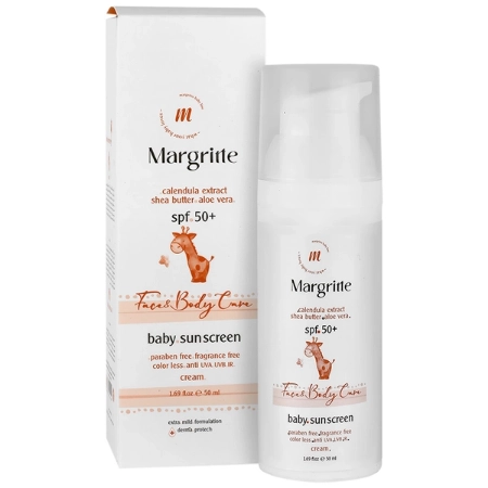 تصویر  کرم ضد آفتاب کودک SPF50 مارگریت - 50 میلی لیتر