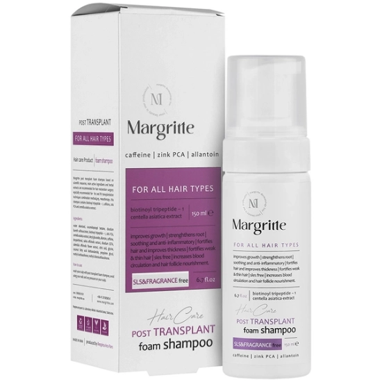 تصویر  شامپو فوم پس از کاشت مو مارگریت - 150 میلی لیتر