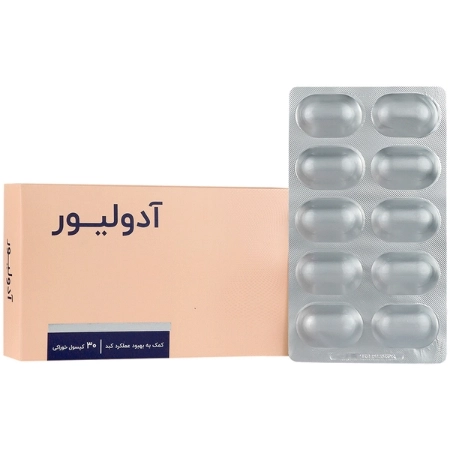 تصویر  کپسول بهبود سلامت کبد آدولیور اشبال شیمی - 30 عددی