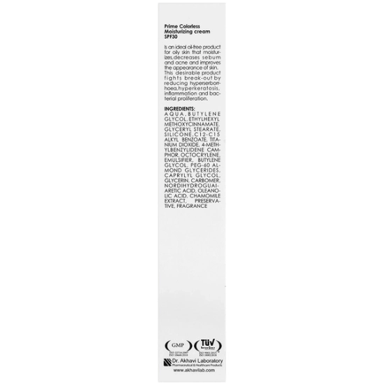 تصویر  کرم مرطوب کننده SPF30 پوست چرب و مختلط آکنس پرایم - بی رنگ