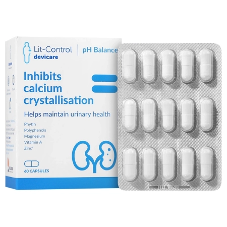 تصویر  کپسول بهبود عملکرد کلیه لیت کنترل پی اچ بالانس بهشاد دارو - 60 عددی
