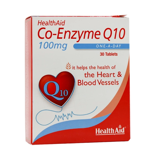 تصویر  قرص تقویتی کو آنزیم کیوتن 100 هلث اید - 30 عددی
