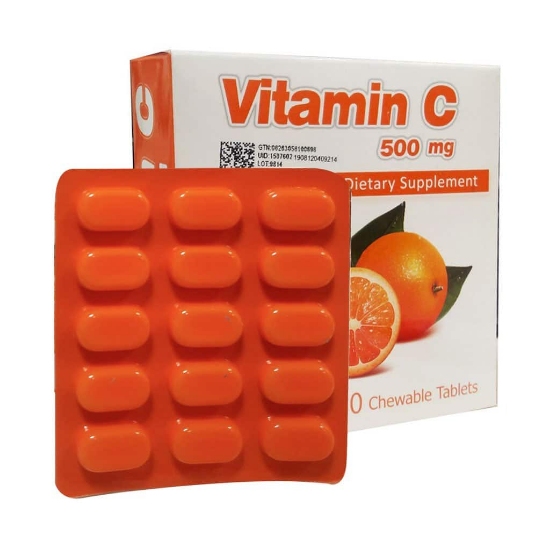 تصویر  قرص ویتامین ث جویدنی 500 سیمرغ دارو عطار - 60 عددی