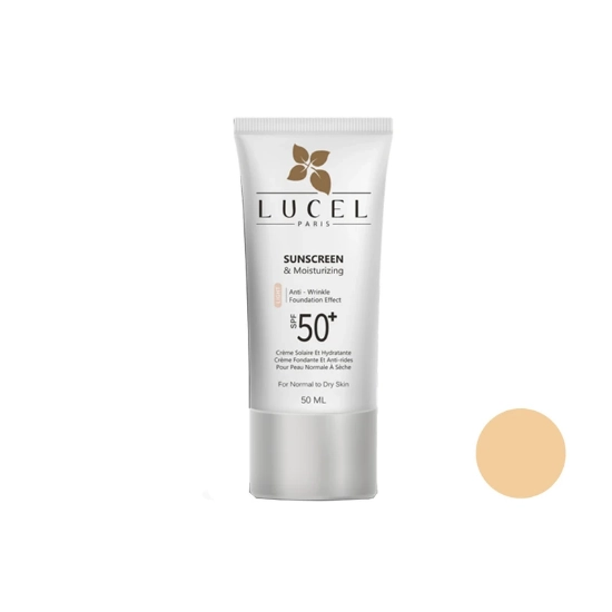 تصویر  کرم ضد آفتاب SPF50 پوست خشک و معمولی لوسل - بژ روشن