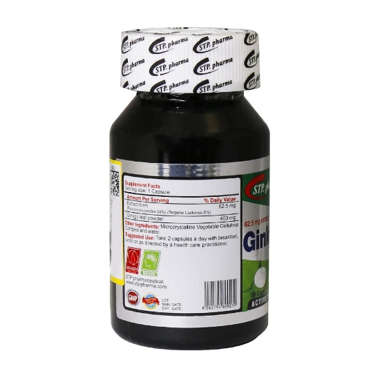 تصویر  کپسول  جینکوبیلوبا  اس تی پی فارما - 30 عددی