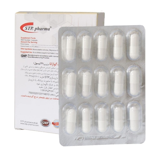 تصویر  کپسول جینسینگ گوارانا اس تی پی فارما - 30 عددی