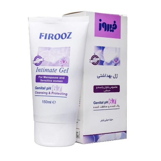 تصویر  ژل بهداشتی بانوان یائسه و حساس فیروز - 150 میلی لیتر