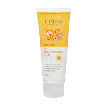 تصویر  کرم ضد آفتاب کودک SPF 30 سینره - بی رنگ