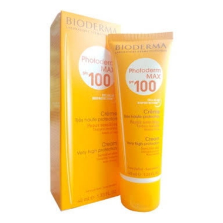 تصویر  کرم ضد آفتاب بایودرما SPF 100 مدل Photoderm Max - بی رنگ