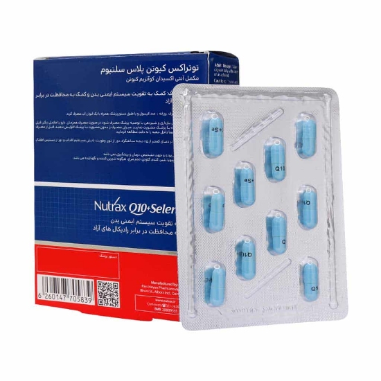 تصویر  کپسول کیوتن پلاس سلنیوم نوتراکس - 30 عددی