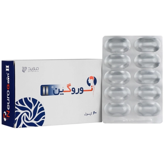 تصویر  کپسول تقویت حافظه نوروگین دارو سازی مفید - 60 عددی