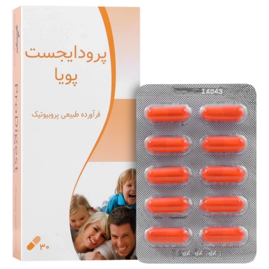 تصویر  کپسول پرودایجست پویا گسترش میلاد فارمد - 30 عددی