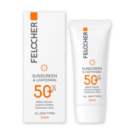 تصویر  کرم ضد آفتاب و روشن کننده SPF50 انواع پوست فلوچر - بی رنگ